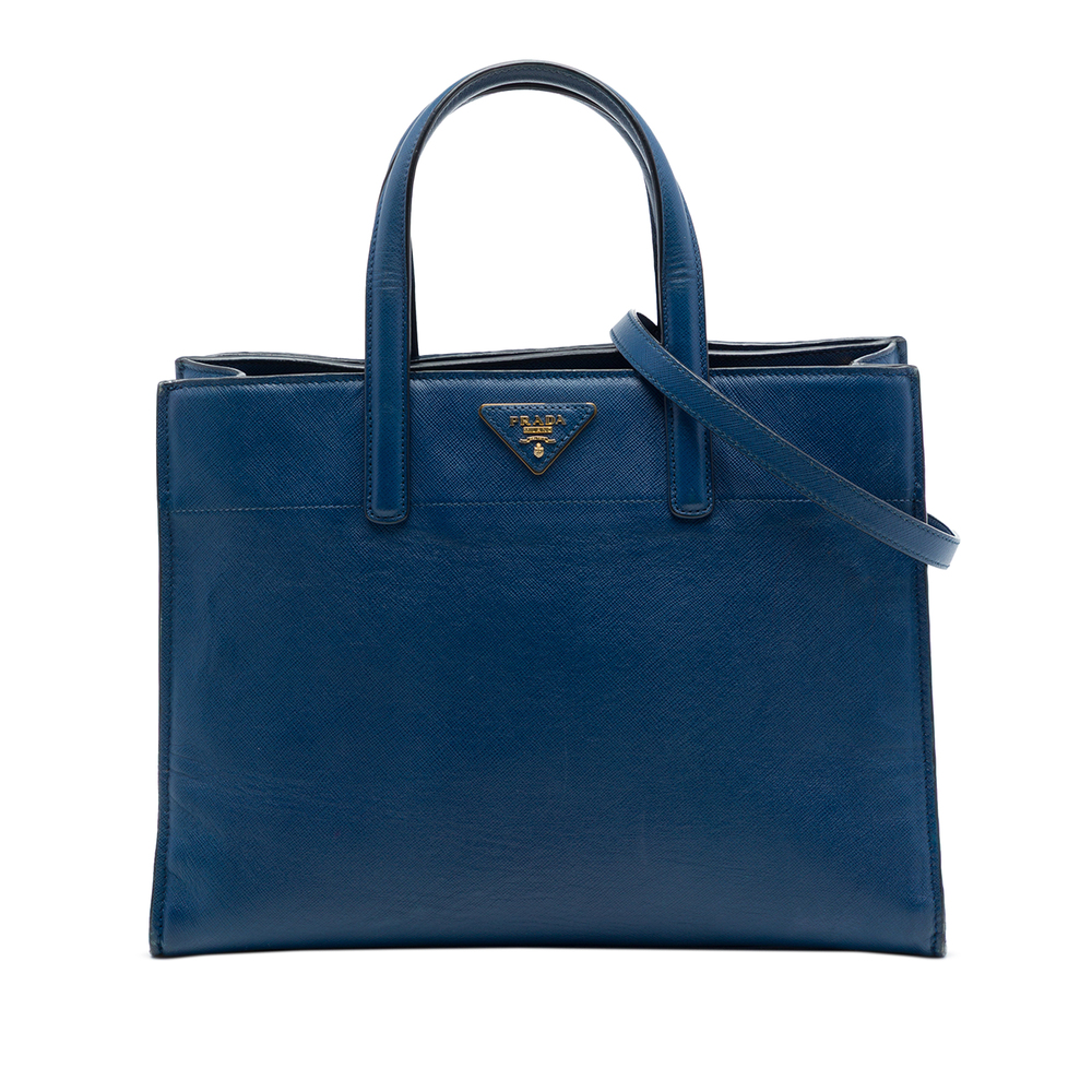 Pre-Loved Prada Saffiano Soft Triple Pocket Tote